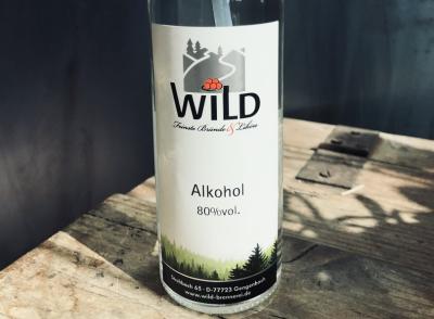 Wild Alkohol 80%vol.