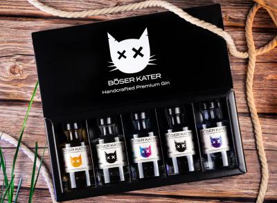 Böser Kater 5er Gin Tasting-Set / Geschenkbox