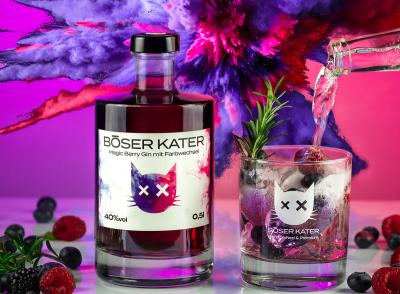 Böser Kater Magic Berry Gin mit Farbwechsel