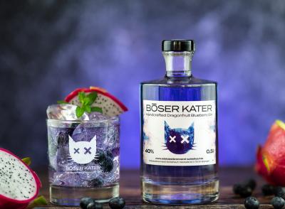 Böser Kater Dragonfruit Blueberry Gin 40% Vol.